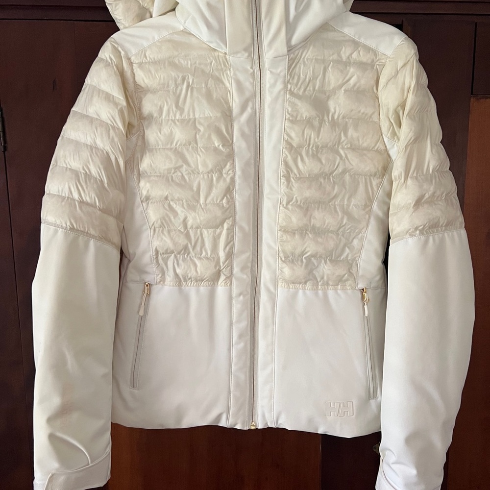 Women’s Helly Hansen White Avanti Ski Jacket-S